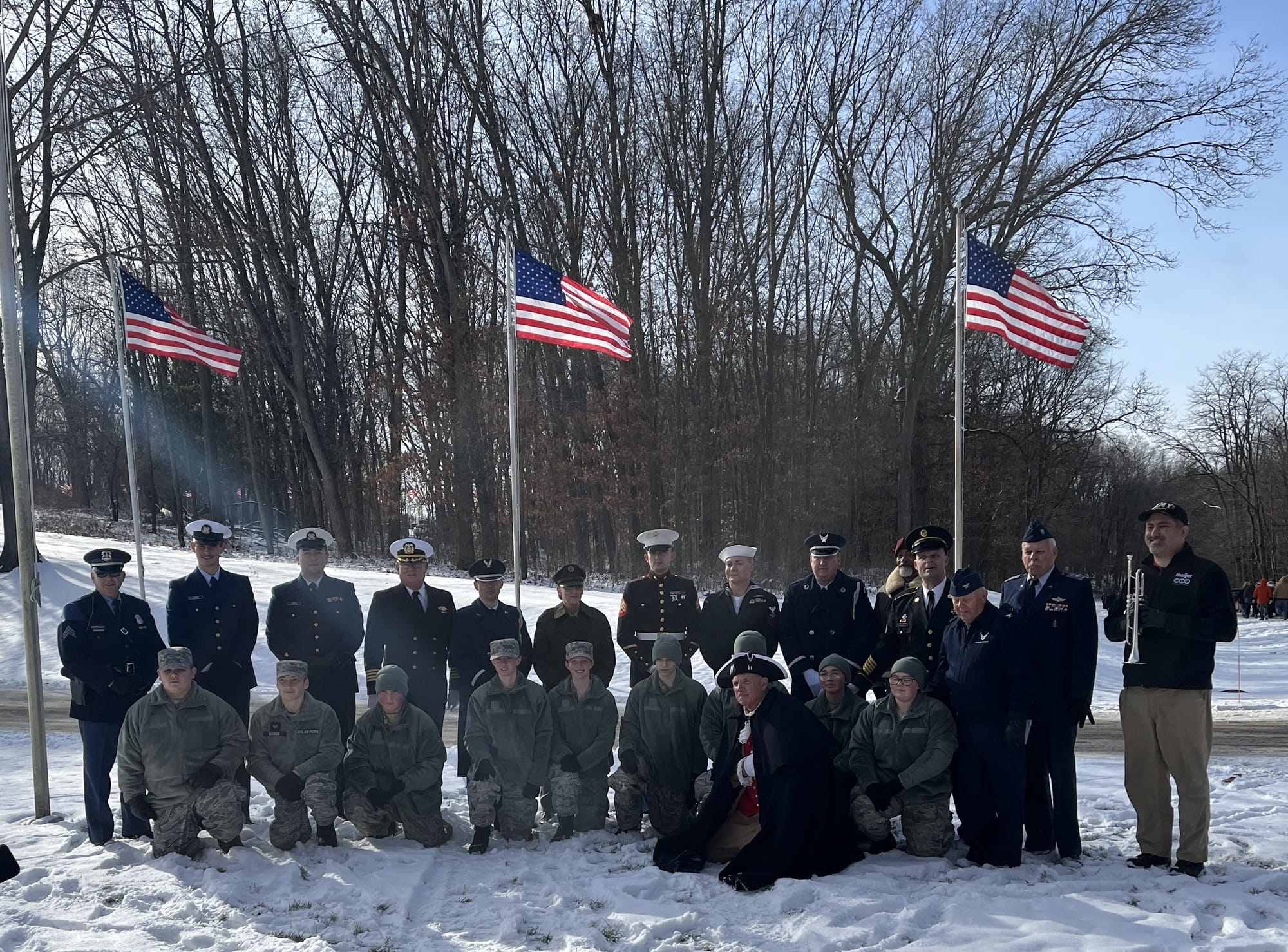 Military volunteers at Ft Custer