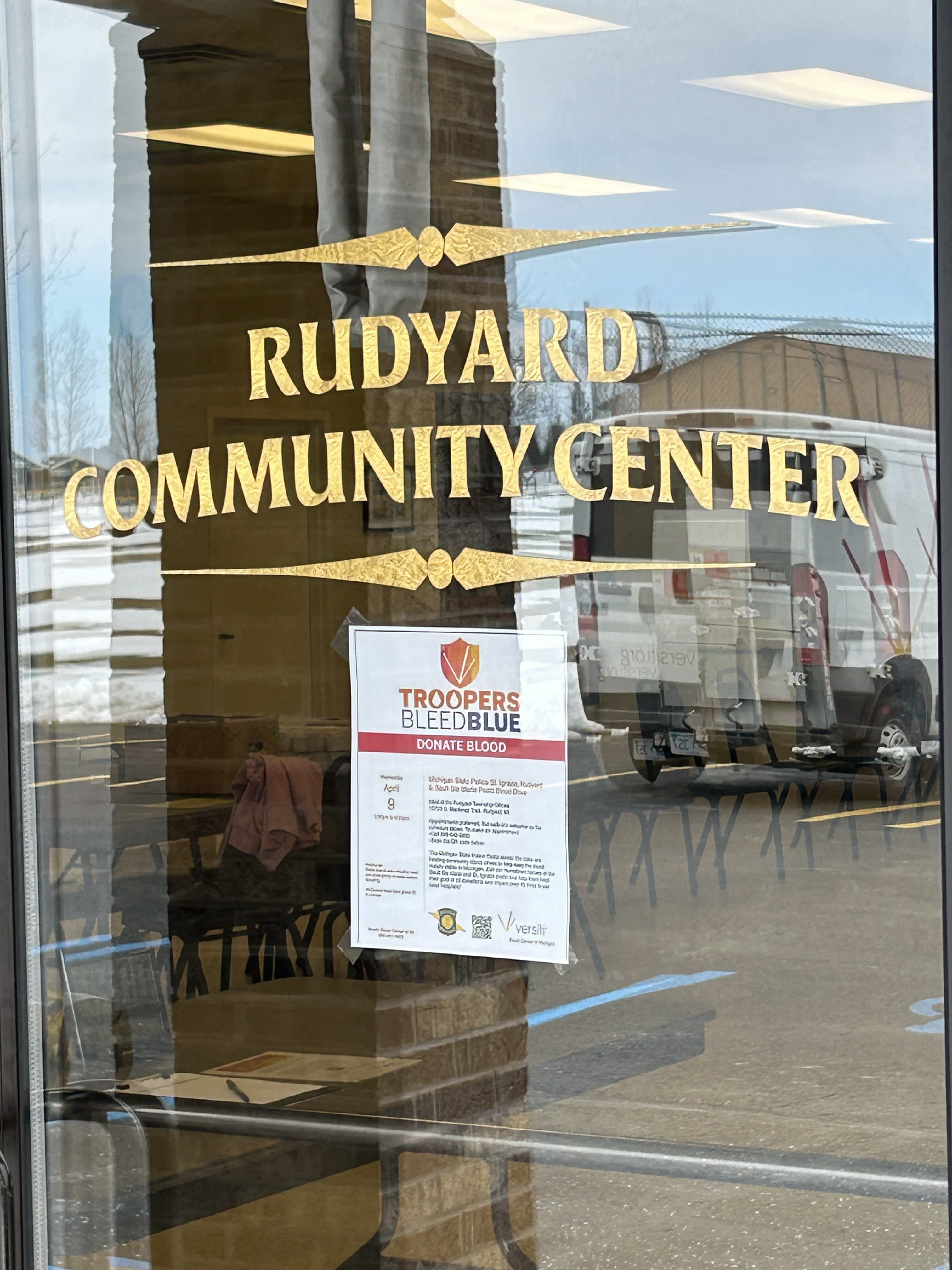 Site of a blood drive