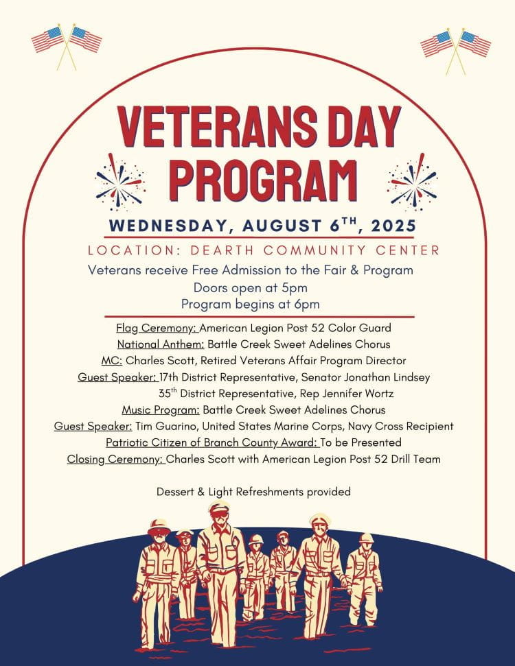 Branch Veterans Day Program