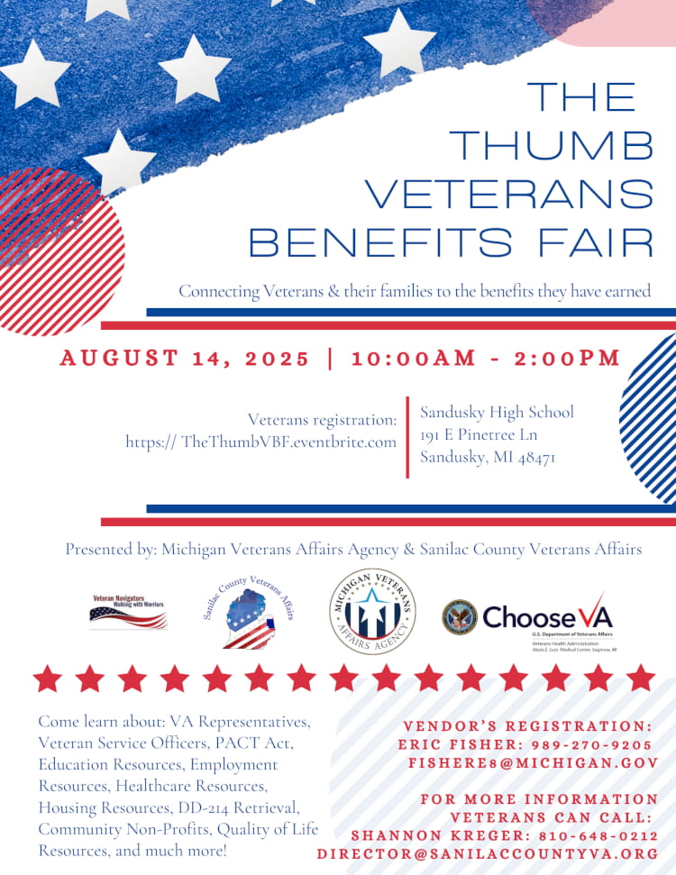 The Thumb Veterans Benefit Fair
