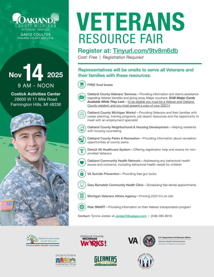 Oakland Veterans Resource Fair