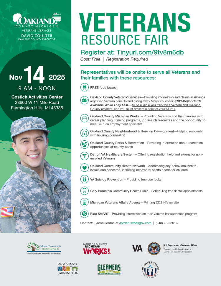 Oakland Veterans Resource Fair