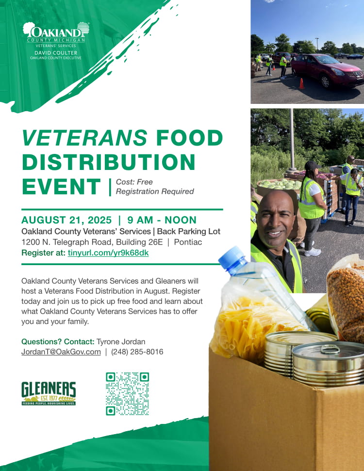 Oakland Veterans Food Distribution Event