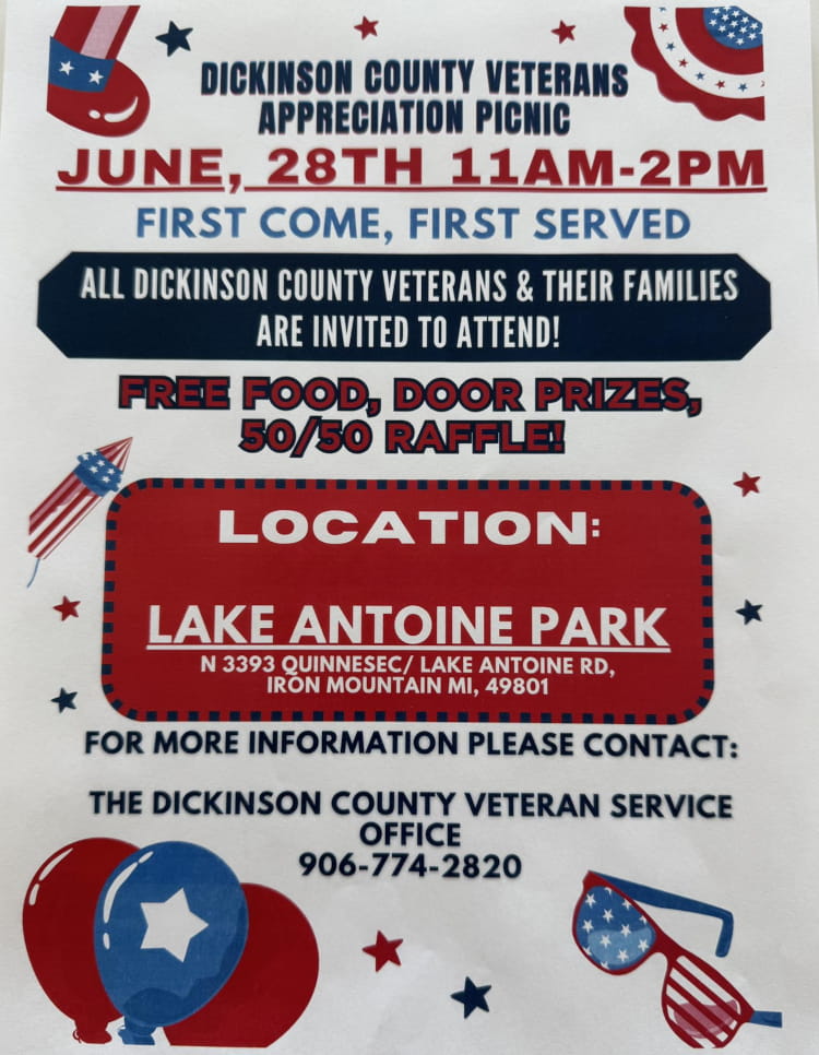 Dickinson County Veterans Appreciation Picnic