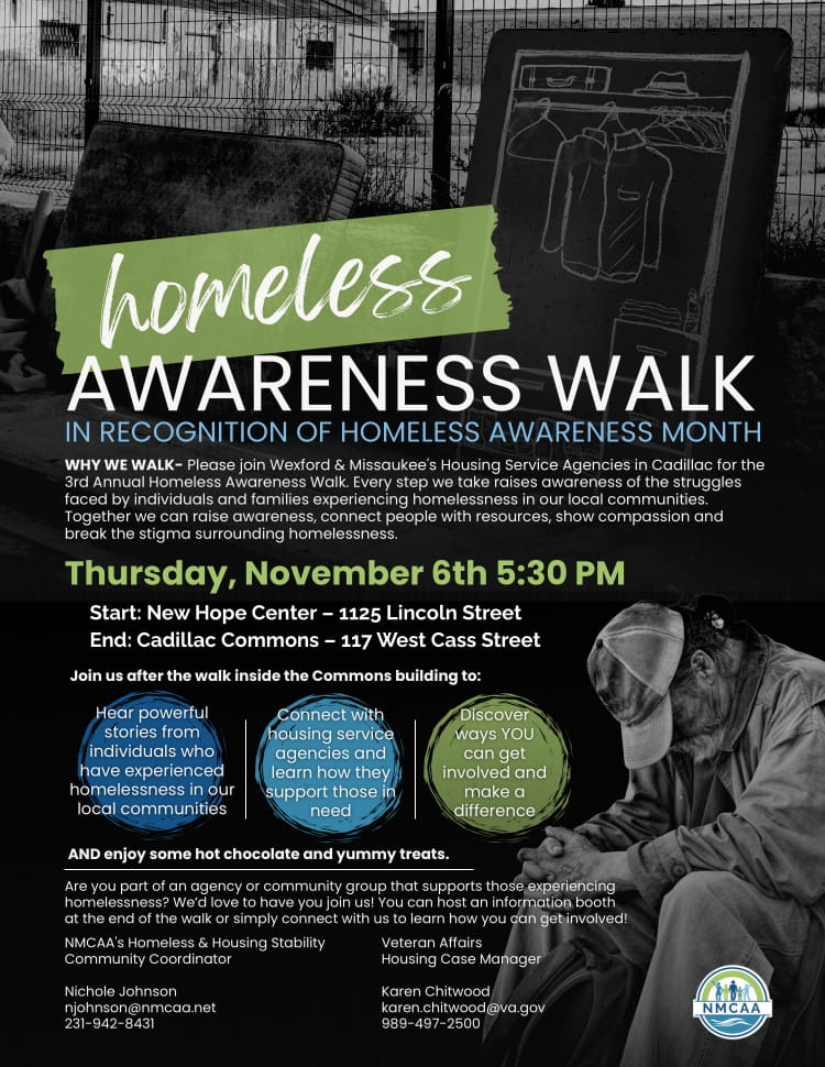 Cadillac Homeless Awareness Walk