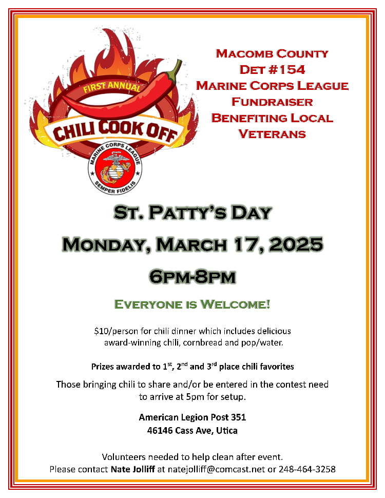 Det 154 Chili Cook Off