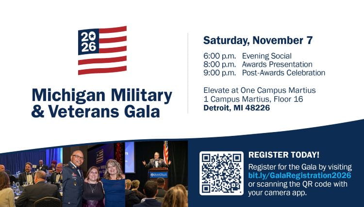 Michigan Military & Veteran Gala Announcement.
