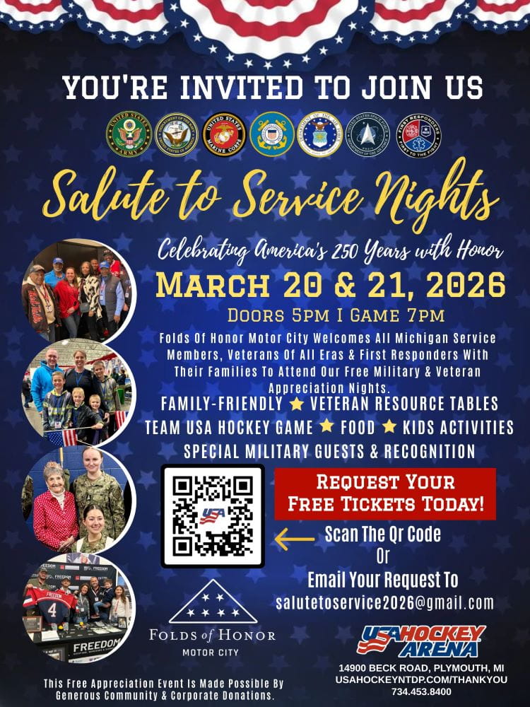 Plymouth USA Hockey Night