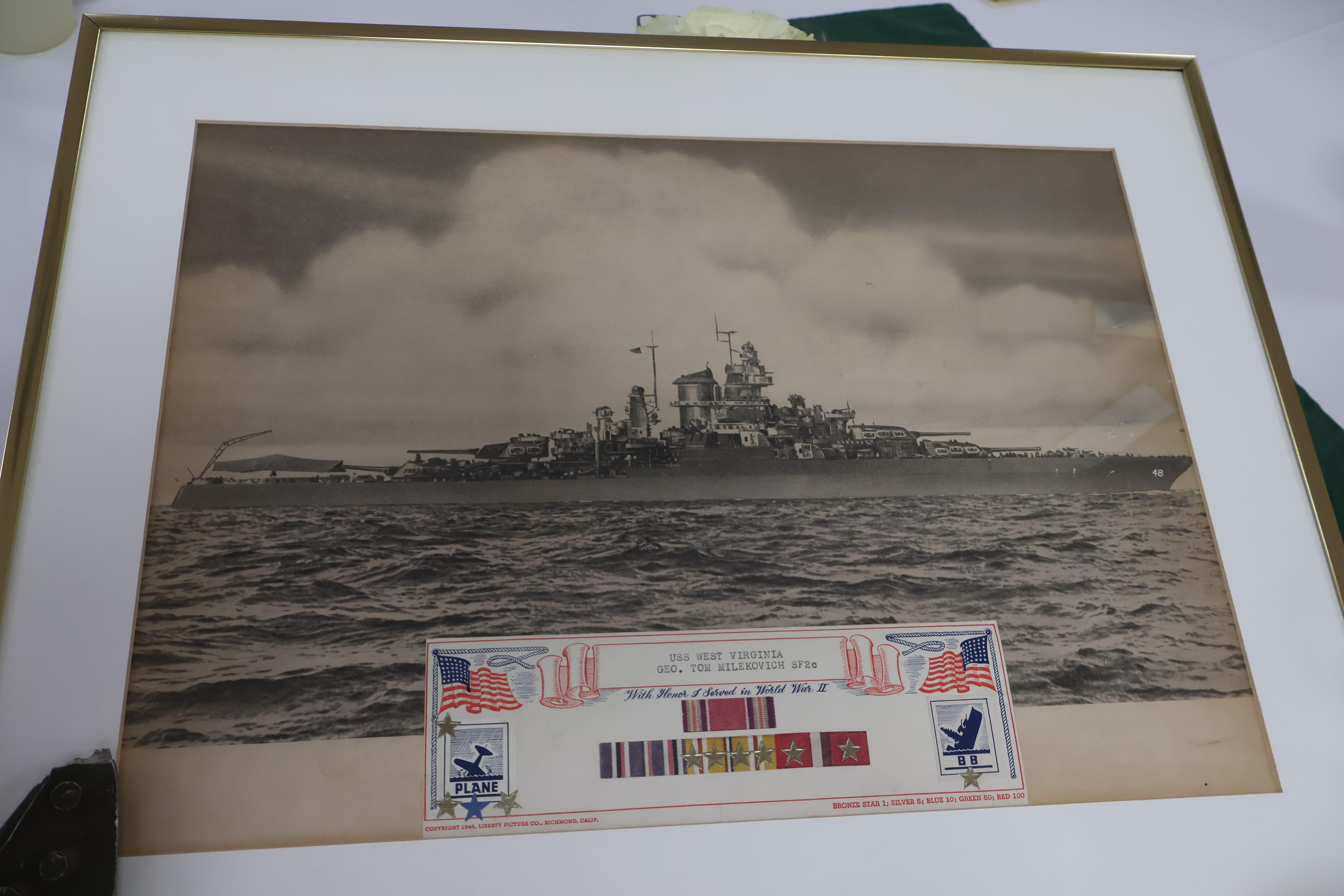 Photo of USS West Virginia