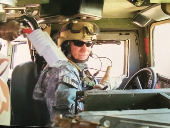 Darren Preston in Iraq