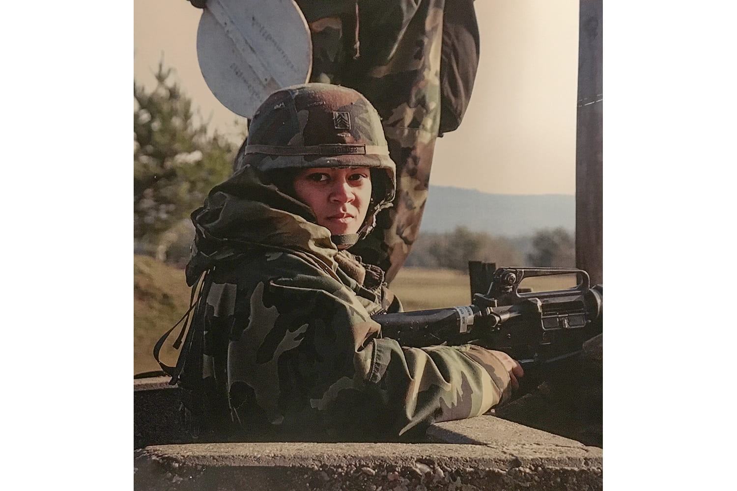 photo of Lorrena Black on duty in the Army