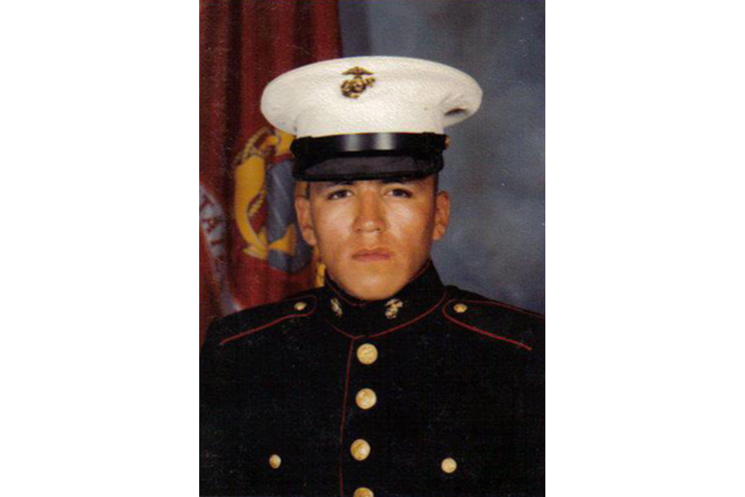 Rodney Loonsfoot in Marine Corps uniform