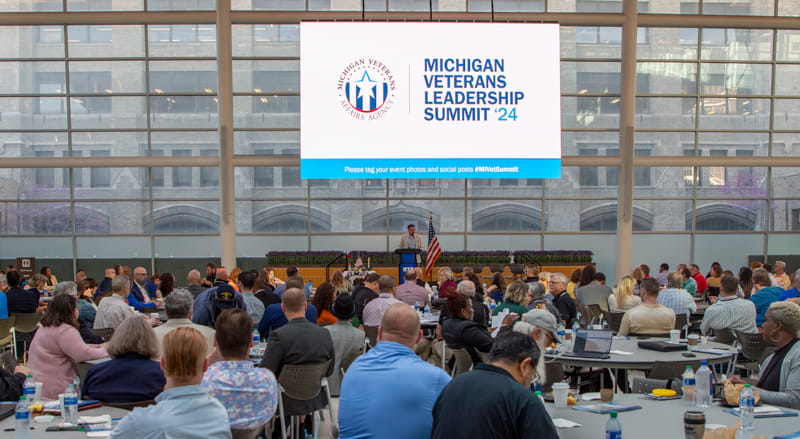 Michigan Veteran Leadership Summit Banner