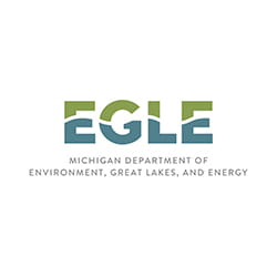 Michigan Department of Environment, Great Lakes and Energy (EGLE) logo 