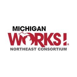 Michigan Works Northeast logo