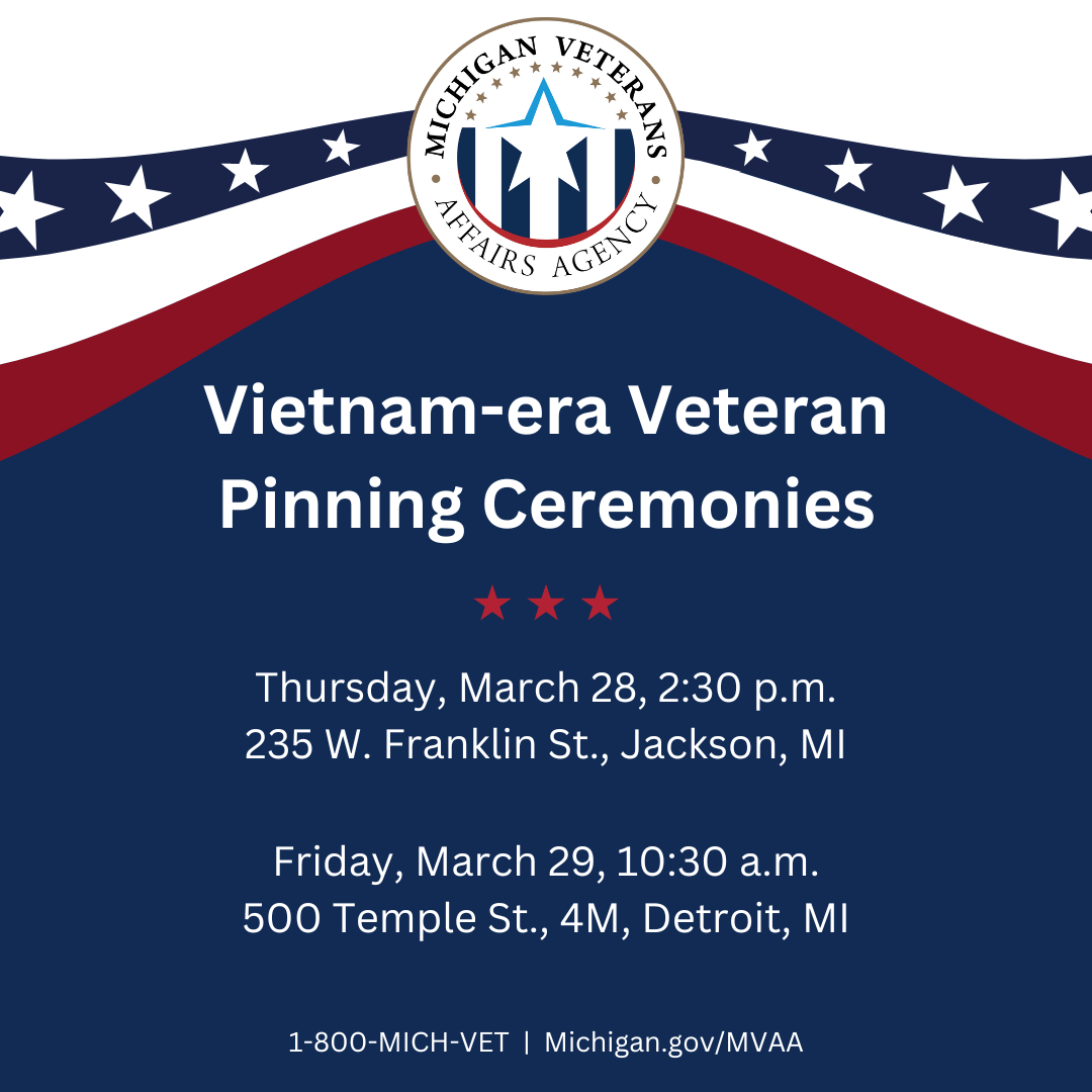 Vietnam pinning ceremony flyer for 2024