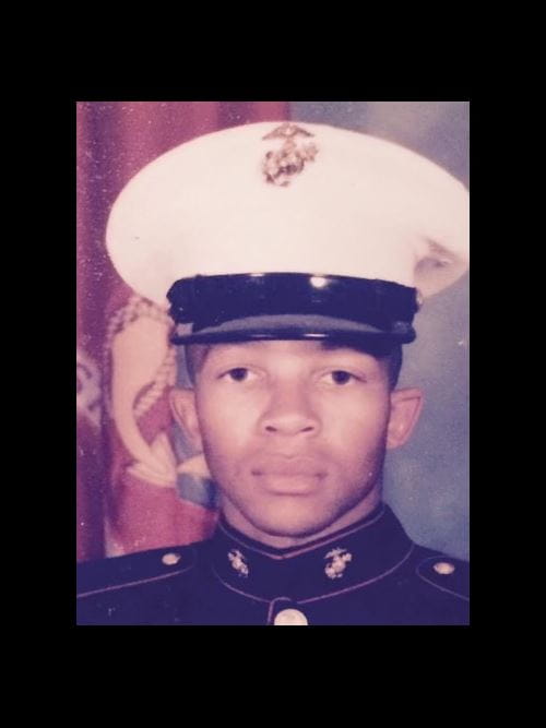 Brian L. Love, in the Marines