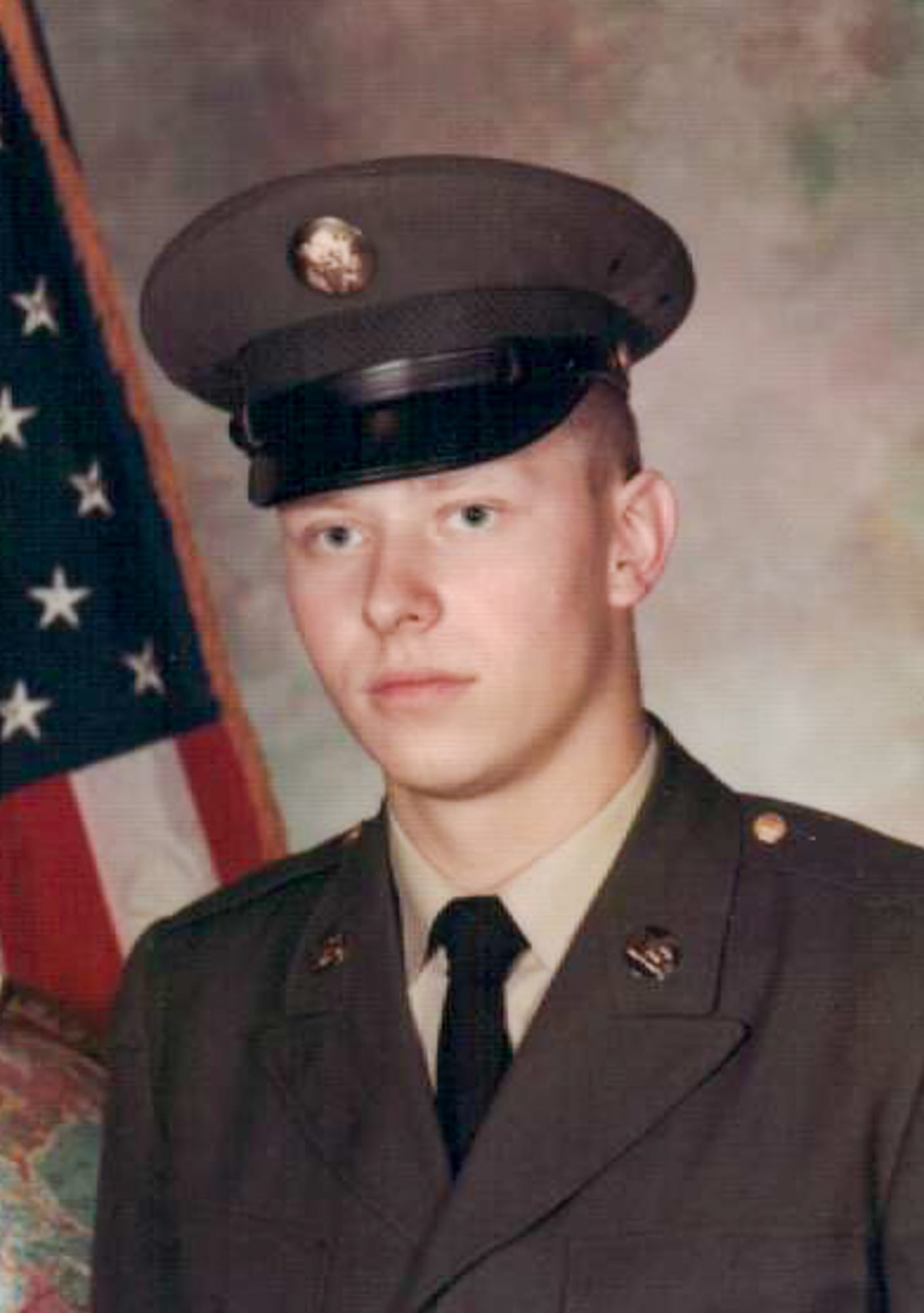Don Doudt formal Army photo in Class A uniform