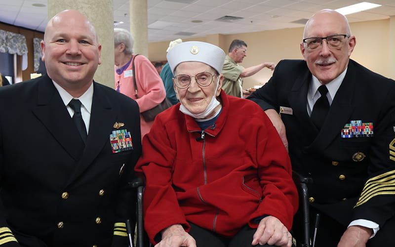 Allen Dow, George Milekovich, Russ Mckenzie at award ceremony