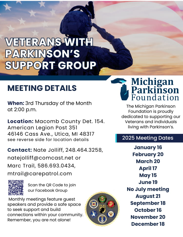 Vet w/ PD spt grp
