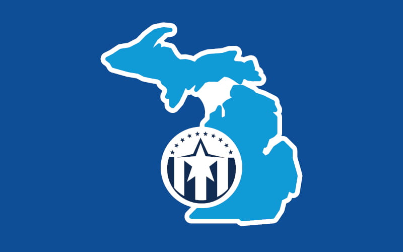 Michigan outline logo