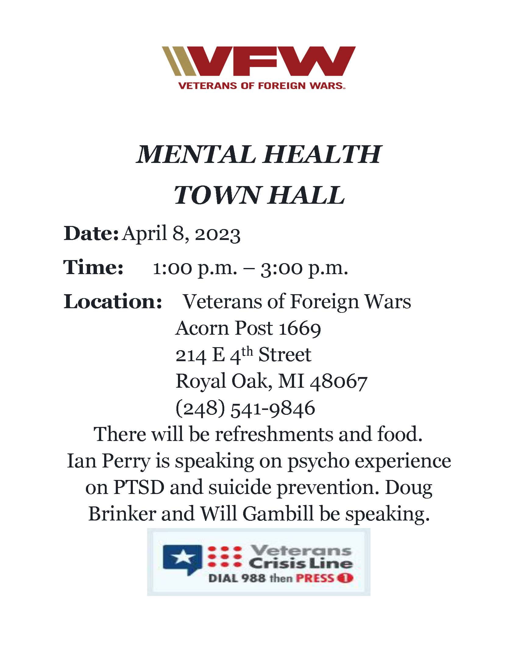 Mental Health TownHall