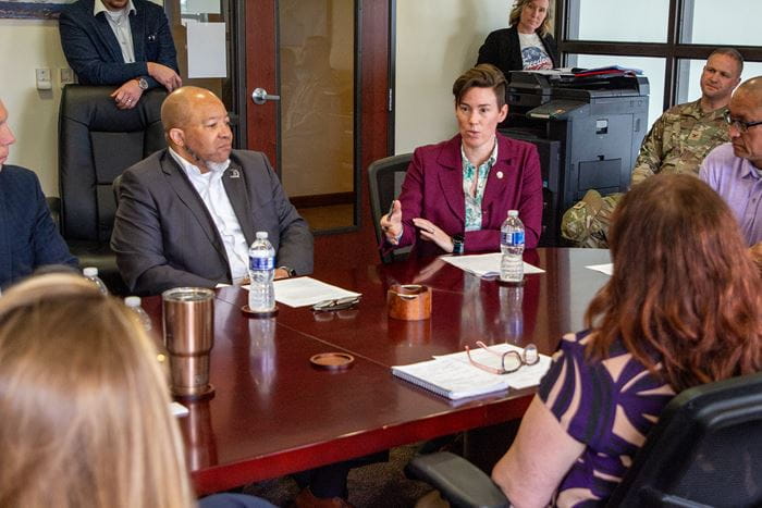 MVAA's Brian Love and Erika Hoover at the Zero Day roundtable event