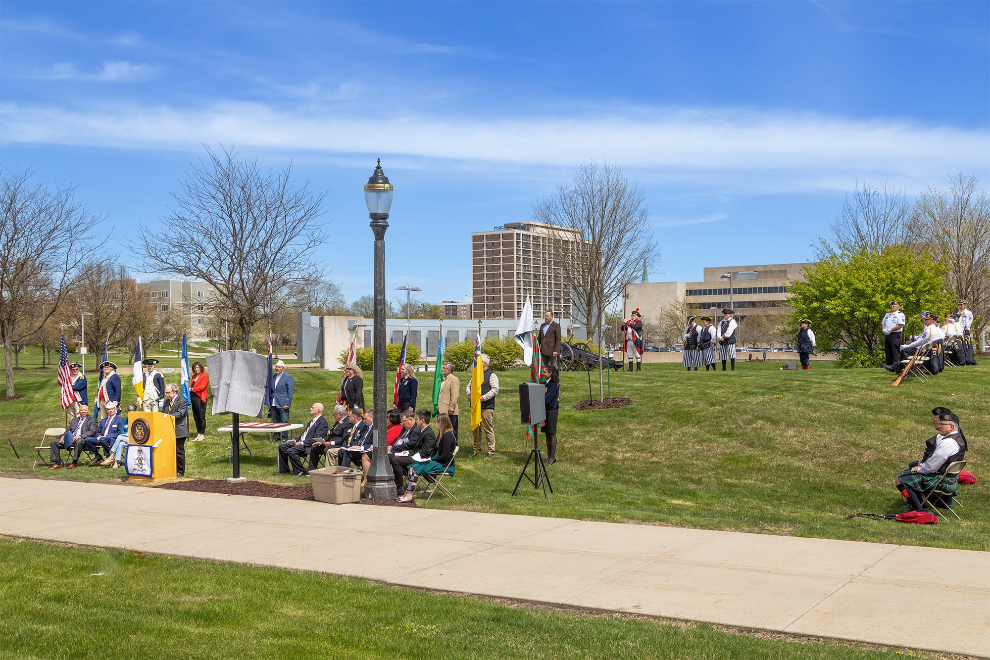 SAR Liberty Tree dedication
