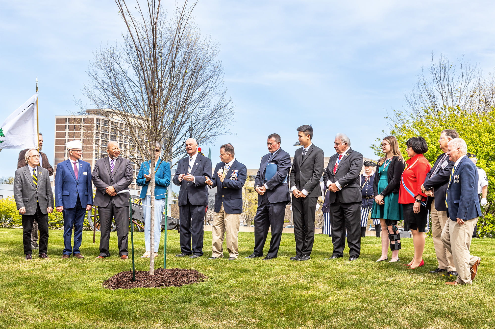 SAR Liberty Tree dedication