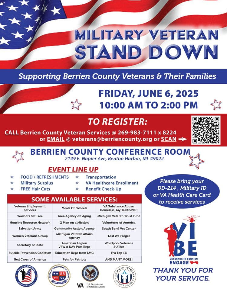 Berrien County event flyer