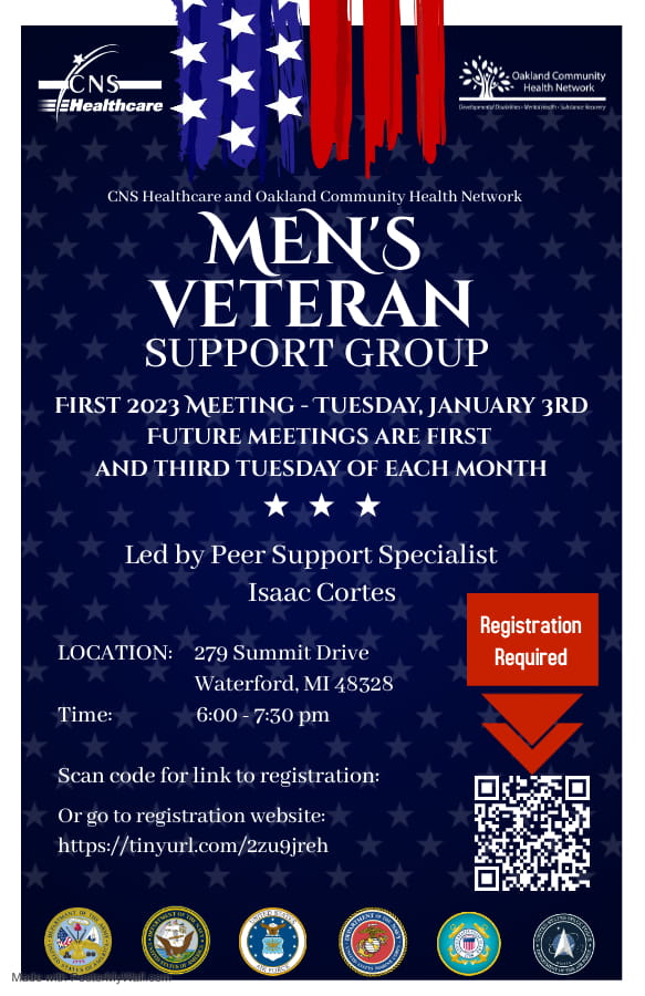 Mens Veteran Peer Support Group
