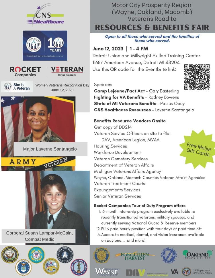 Motor City Prosperity Region Resource and Benefits Fair Flyer