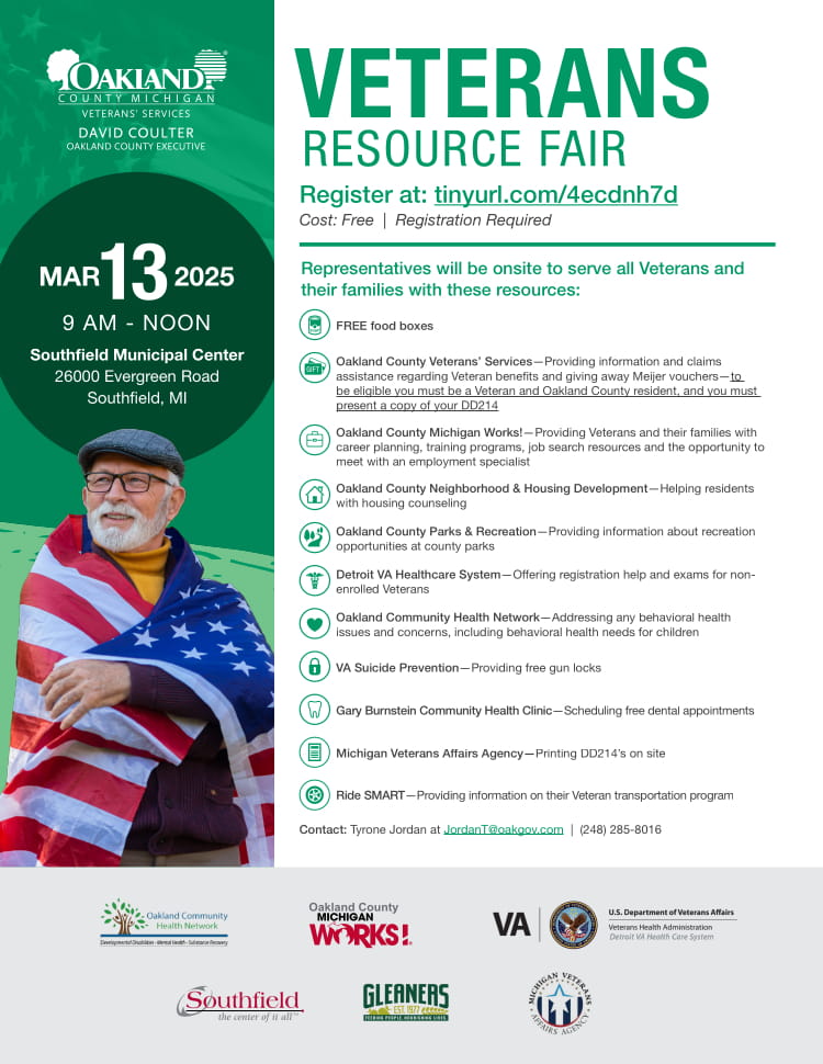 Oakland Resource Fair 13MAR2025