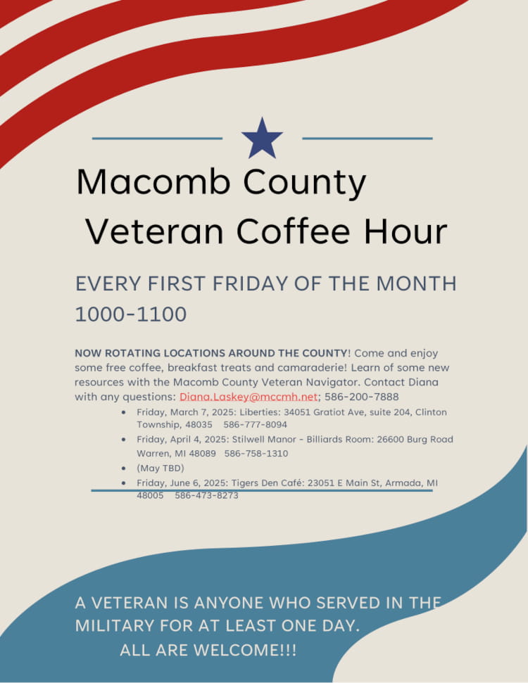 Macomb Vet Coffee Hr