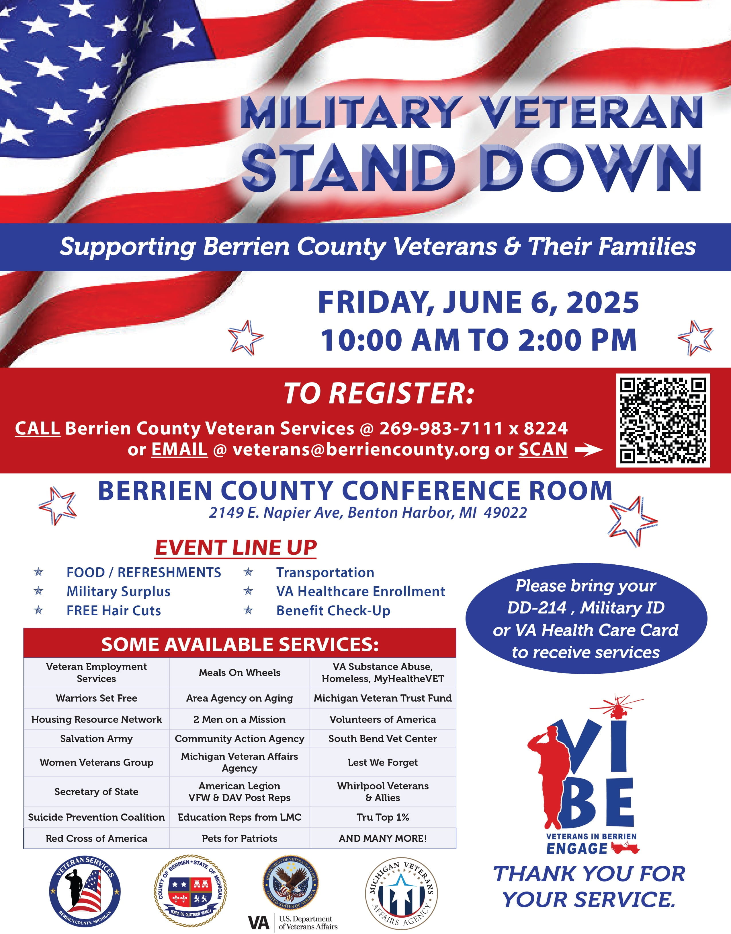 Berrien County event flyer