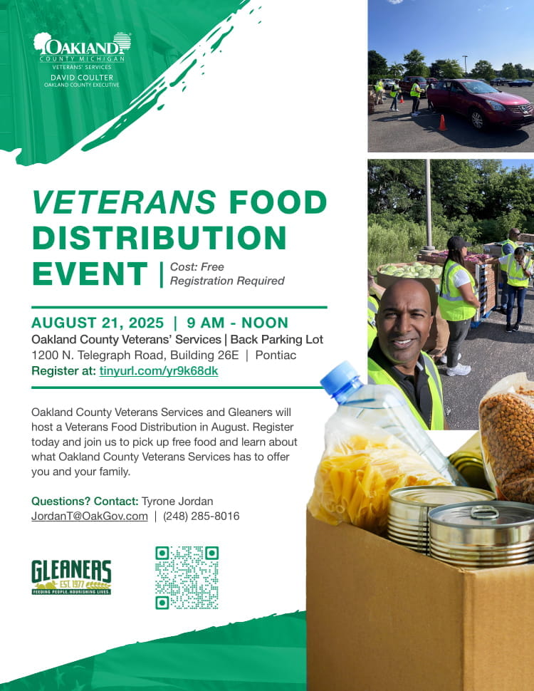 Oakland Veterans Food Distribution Event