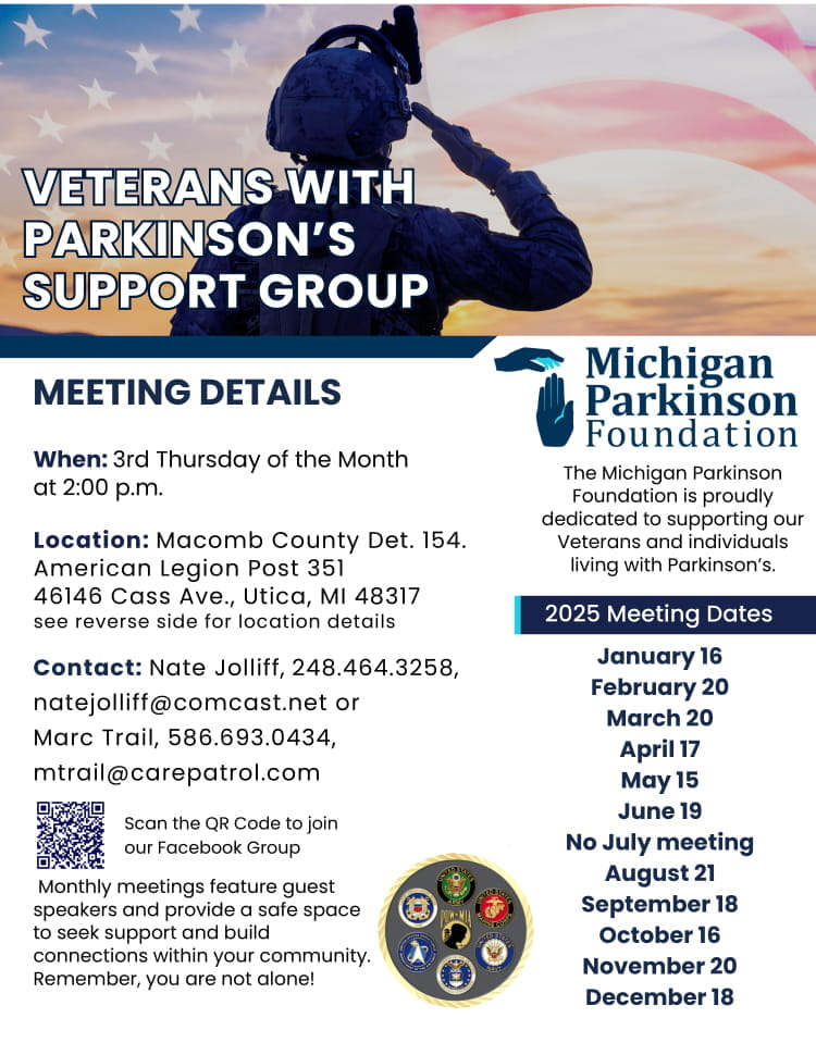Vet w/ PD spt grp