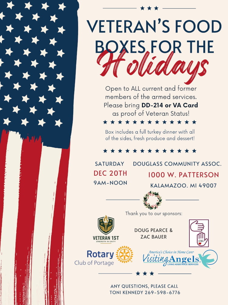 Kalamazoo Veteran's Food Boxes