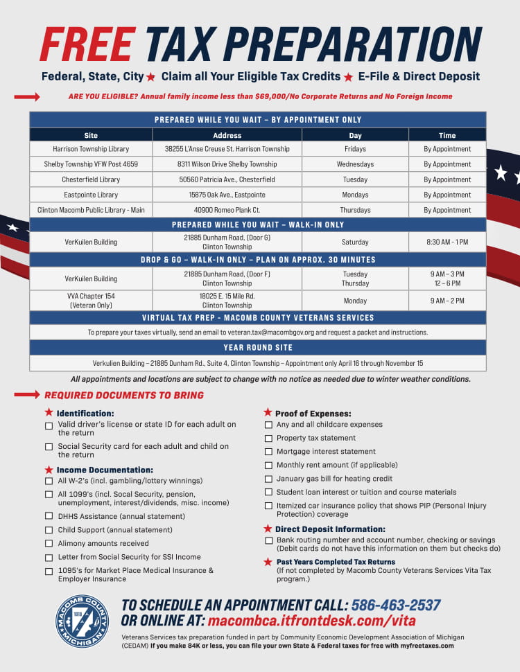 JANtoAPR 2026 Tax Prep Flyer