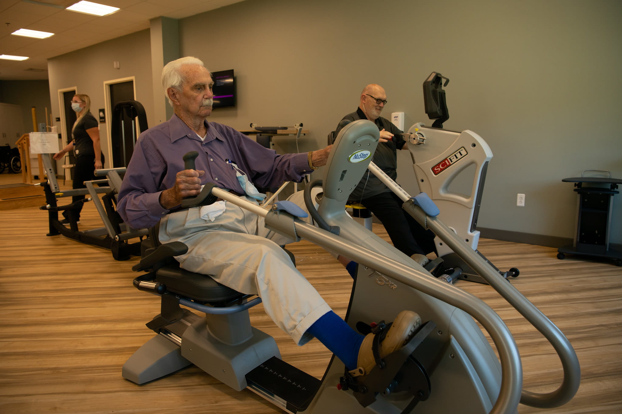 Marvin and Kip at MVHCT Exercising