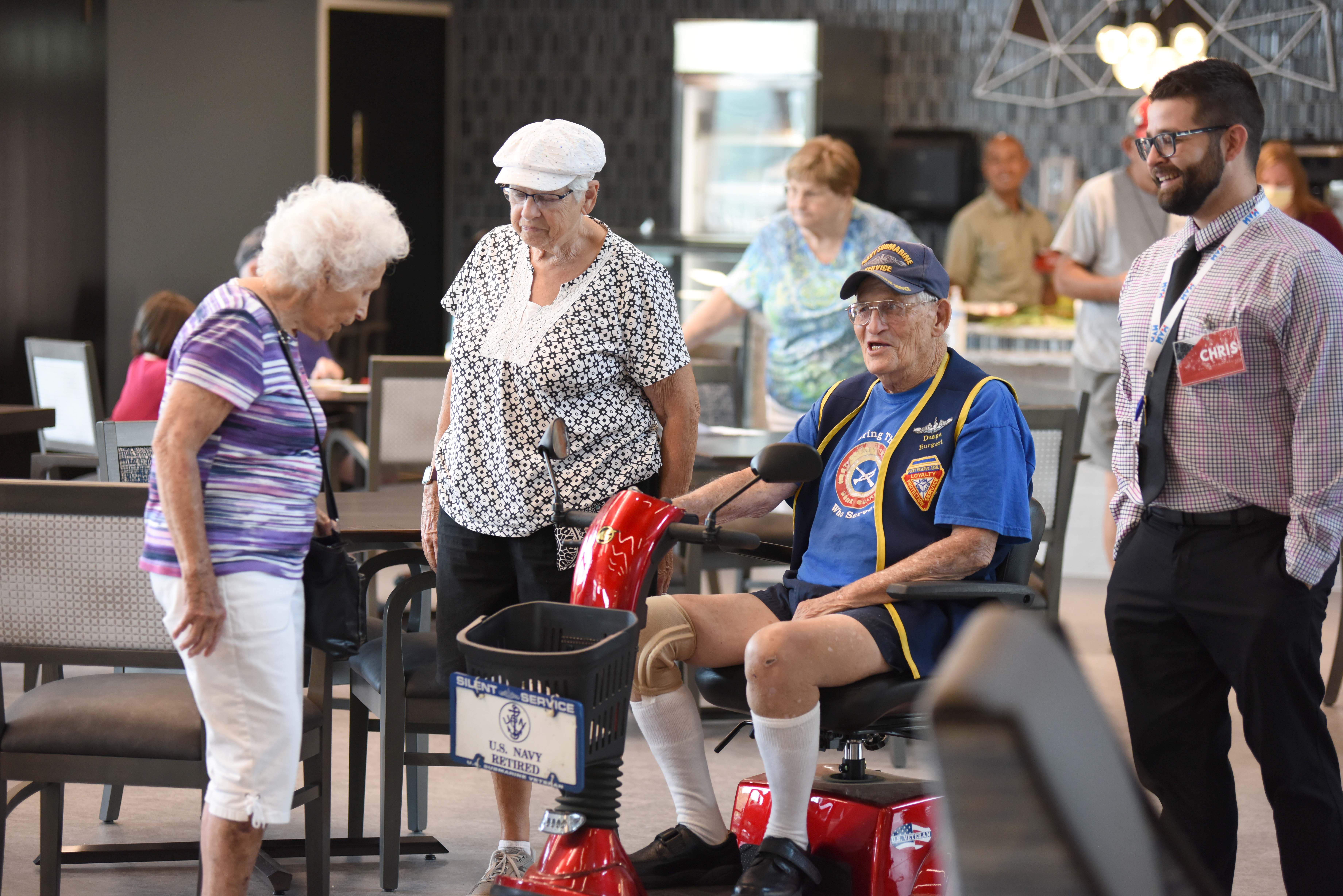 Visitors join MVHGR for an open house tour.
