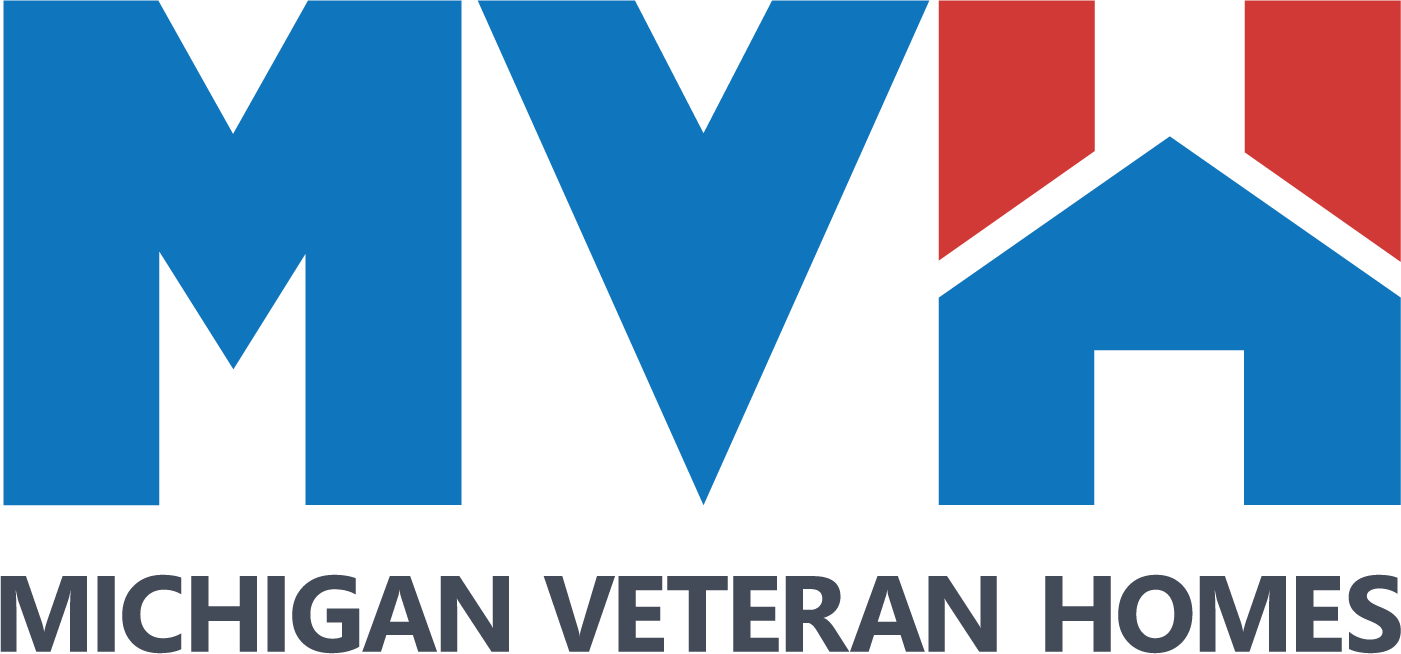 Michigan Veteran Homes logo with text