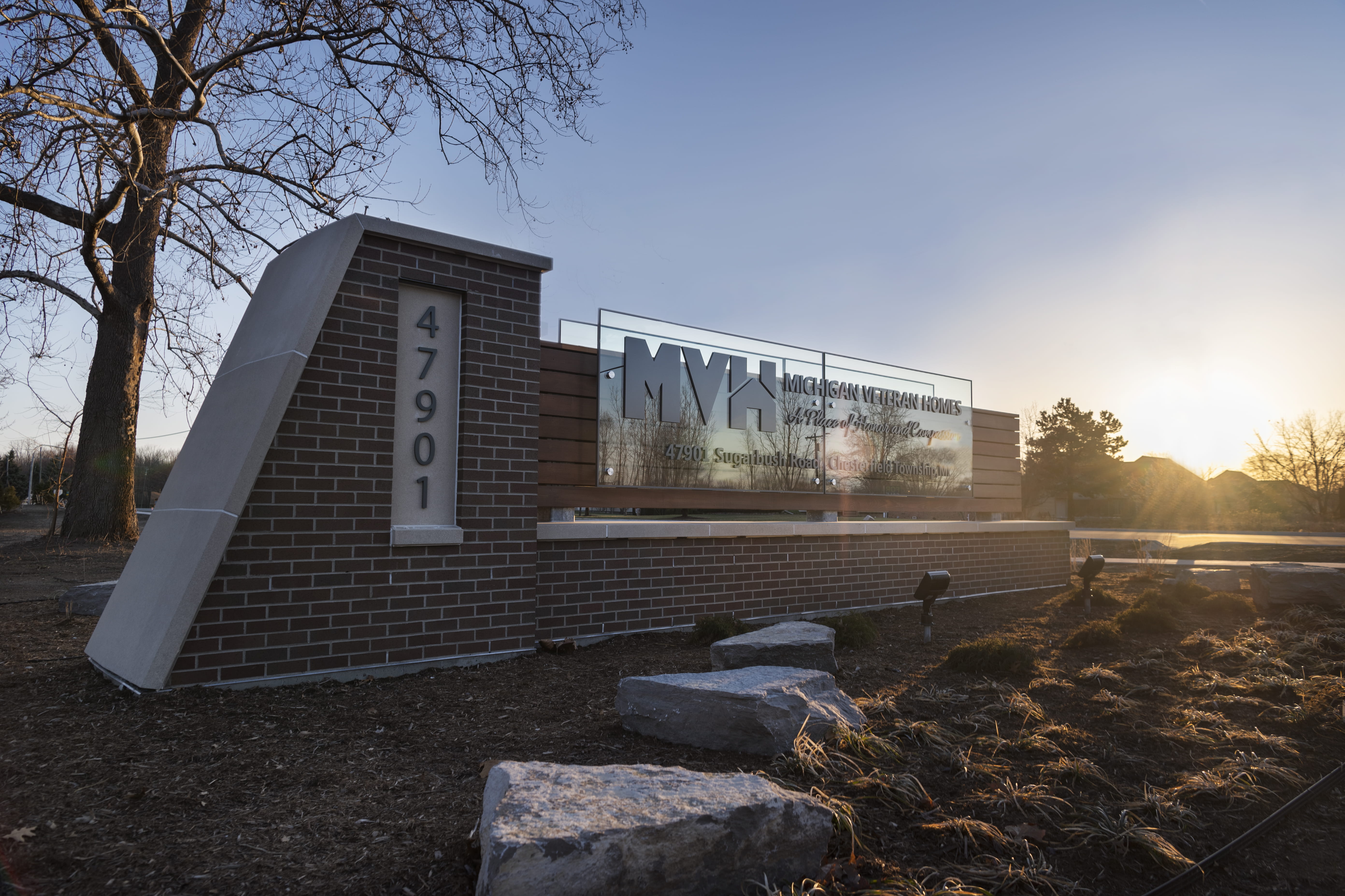 exterior sign at mvhct