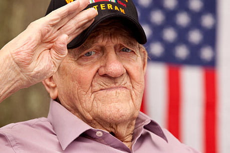 Veteran salute