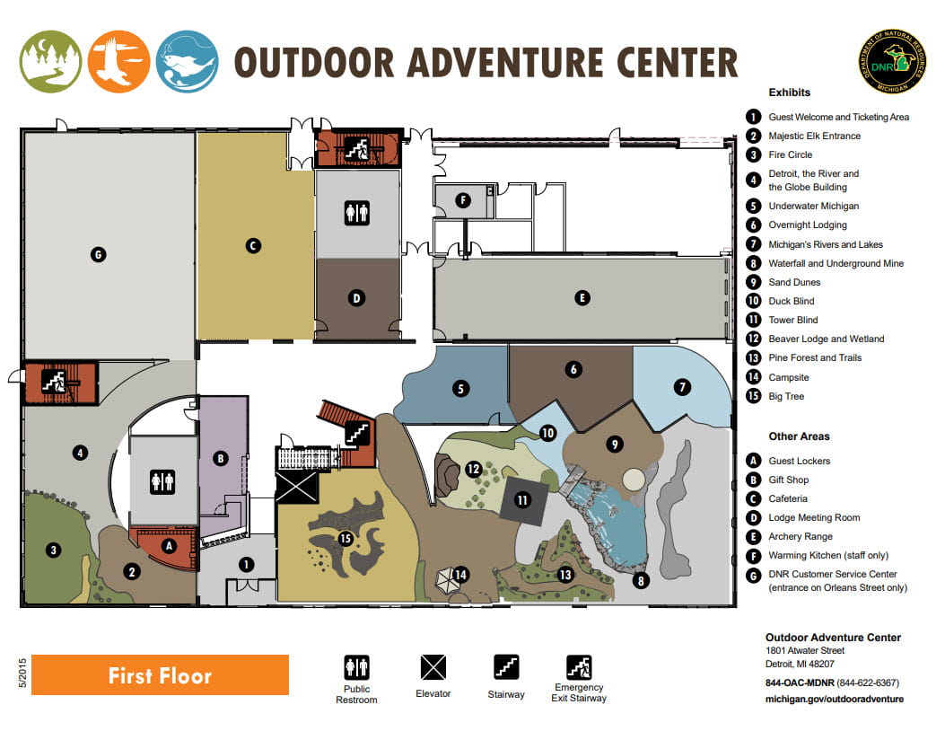 A thumbnail of the exhibits map