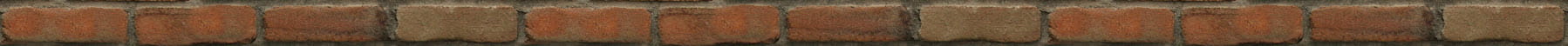 a line of bricks