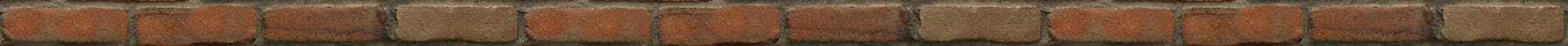 a line of bricks