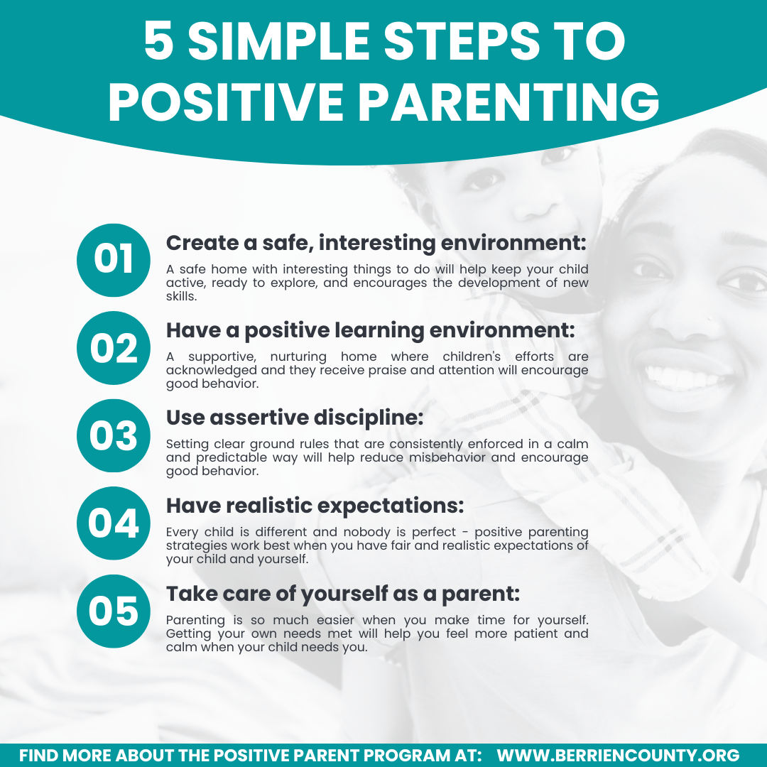 5 simple steps to positive parenting