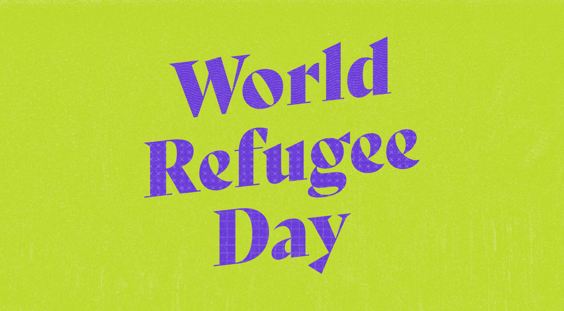 World Refugee Day graphic