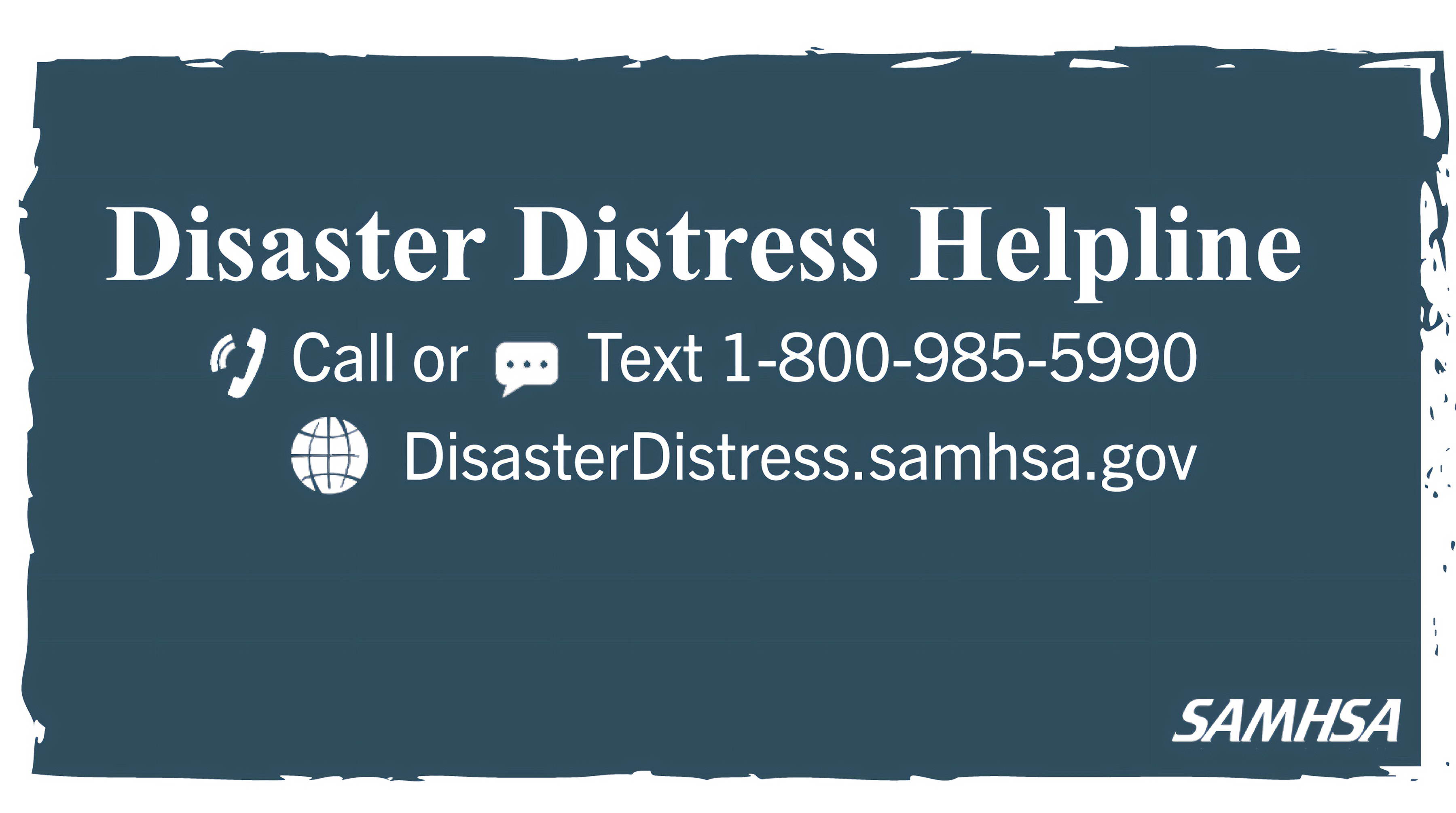 Disaster Distress Helpline